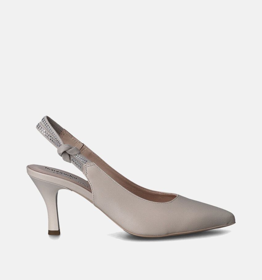 NeroGiardini Escarpins slingback en Écru