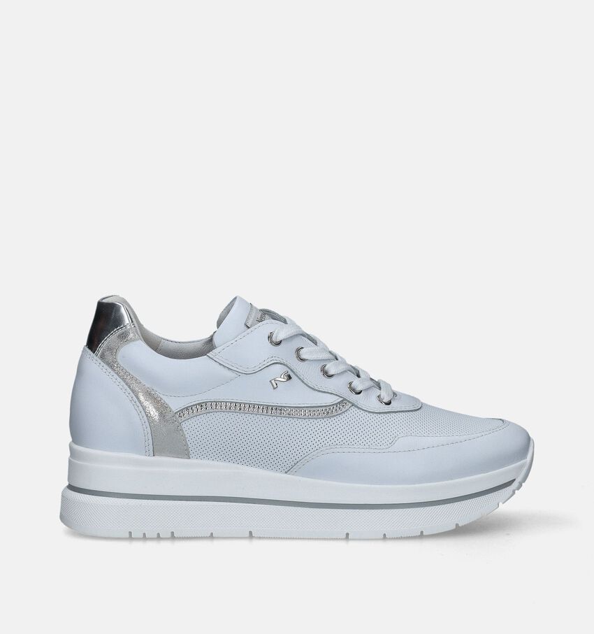NeroGiardini Baskets plateforme en Blanc