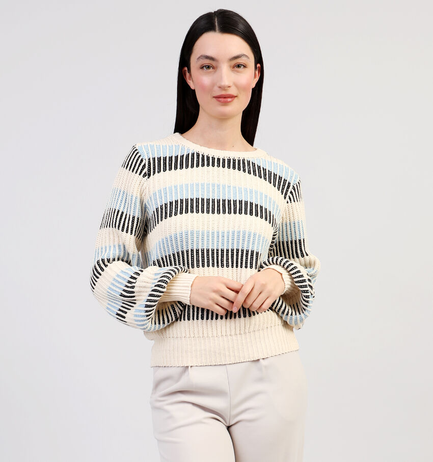 Minus Sanni Beige Gebreide trui