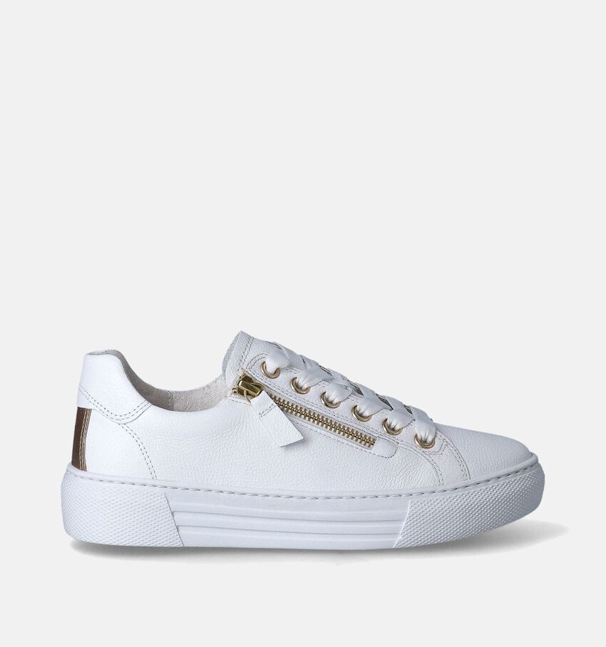 Gabor OptiFit Witte Veterschoenen