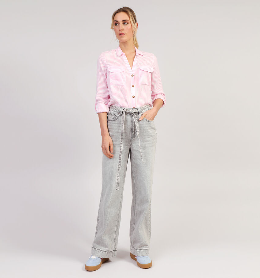 Vero Moda Kathy Grijze Wide leg jeans L32