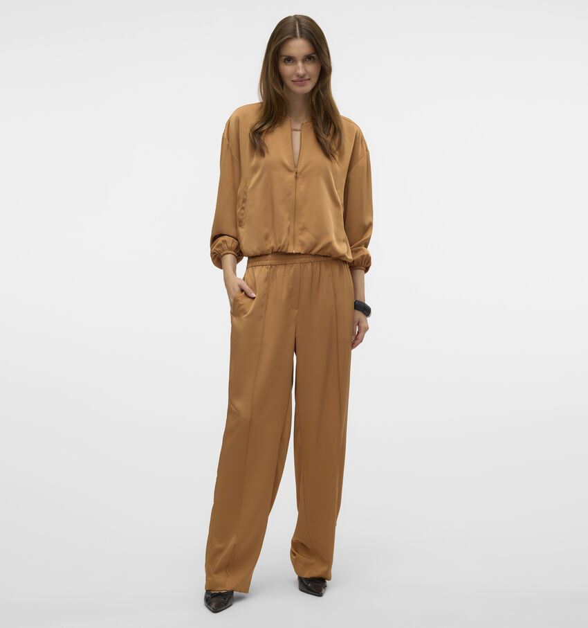 Vero Moda Lola Pantalon habillé en Brun
