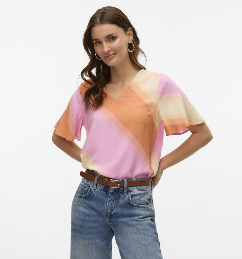 Vero Moda Vanya Oranje Blouse
