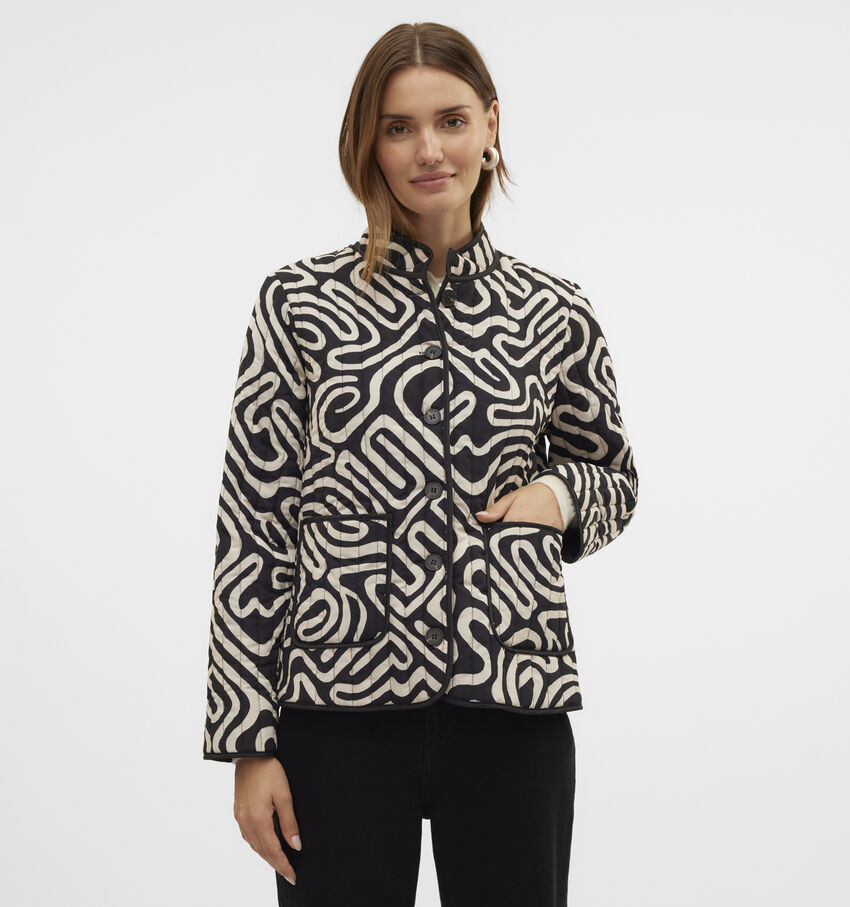 Vero Moda Vigdis Zwarte Korte jas