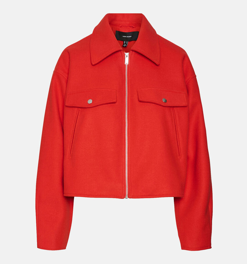 Vero Moda Fortunefrej Rode korte jas