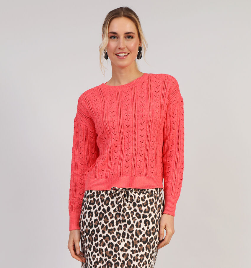 Vero Moda Newverena Pull en Rouge