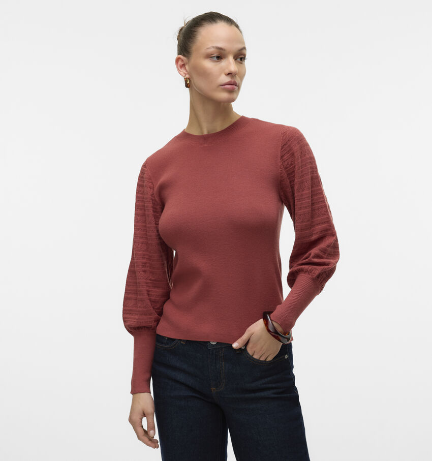 Vero Moda Hollypointelle Rode Trui