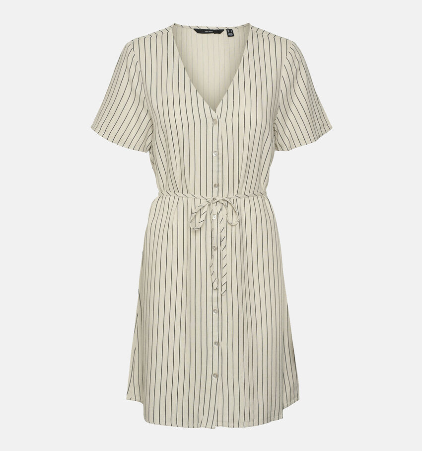 Vero Moda Mymilo Beige Korte jurk