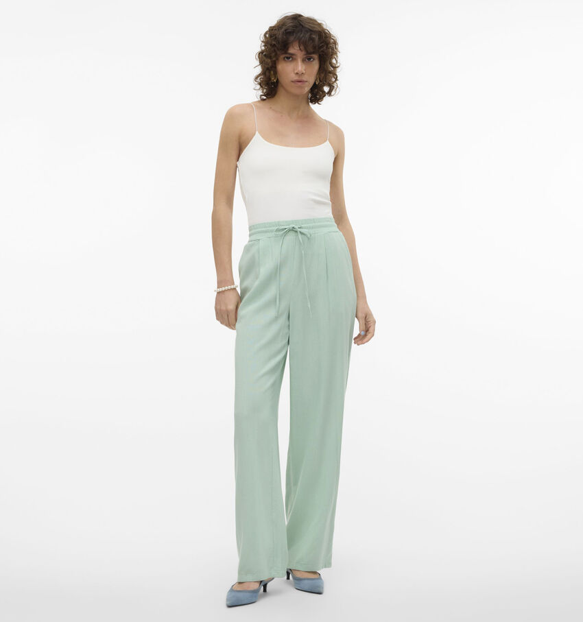 Vero Moda Jesmilo Groene Wijde Broek