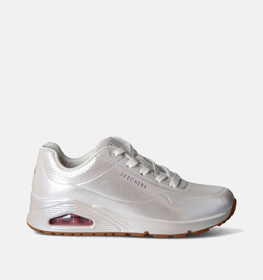 Skechers Uno Pearl Queen Witte Sneakers