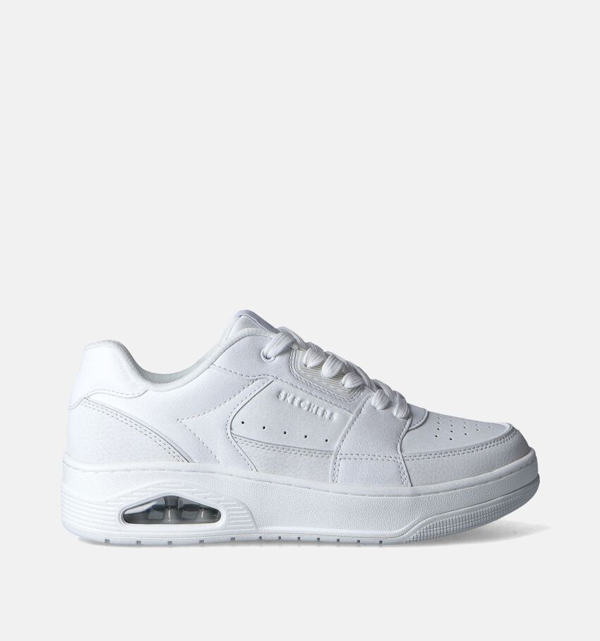 Skechers Uno Court Courted Style Witte Sneakers