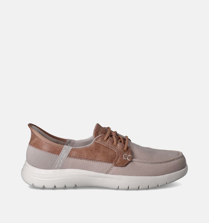 Skechers On The Go Flex Pal Chaussures bateau en Taupe