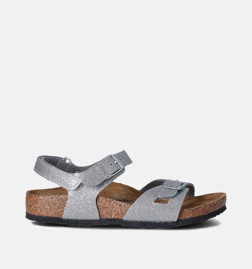 Birkenstock Rio Sandales en Argent