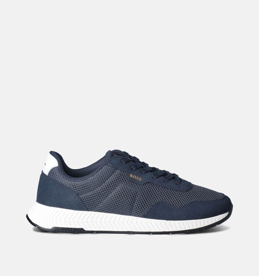 BOSS Titanium Runn Chaussures à lacets en Bleu