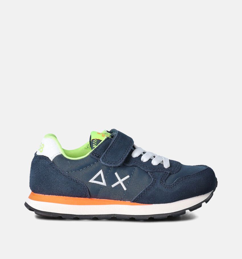 Sun68 Tom Fluo Baskets en Bleu foncé