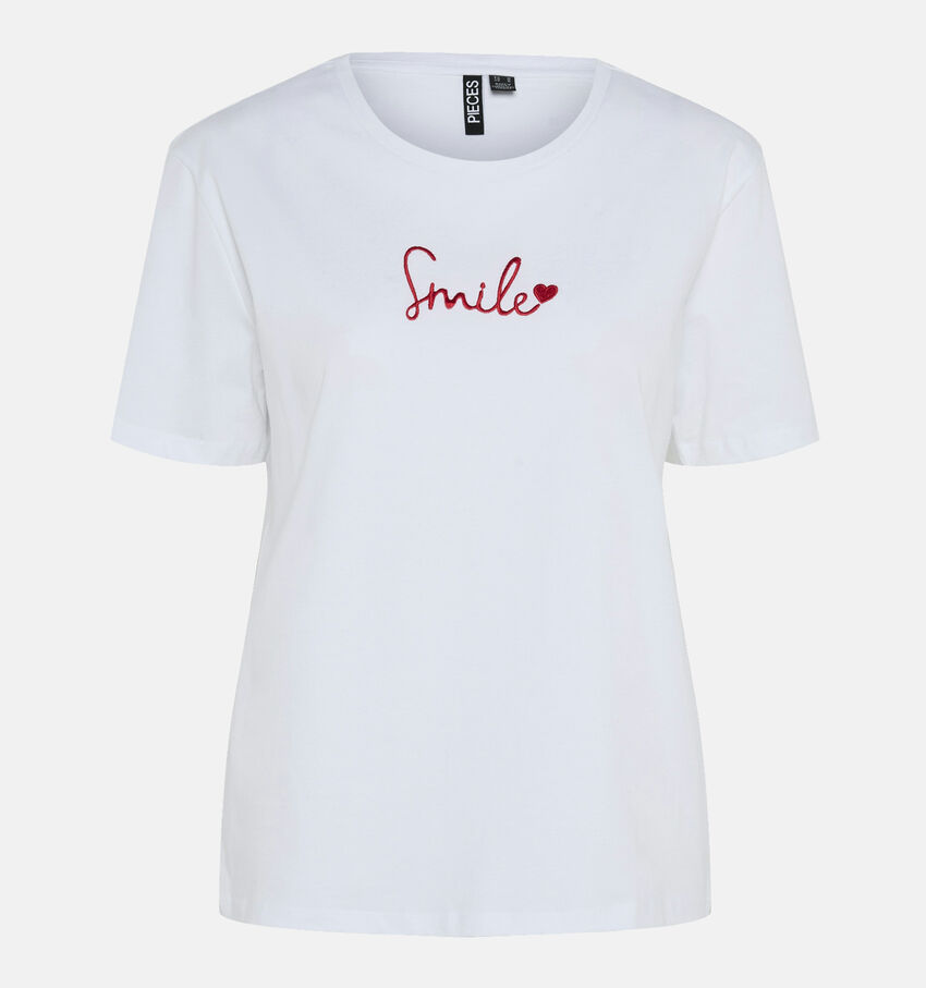 Pieces Sinne Wit T-shirt