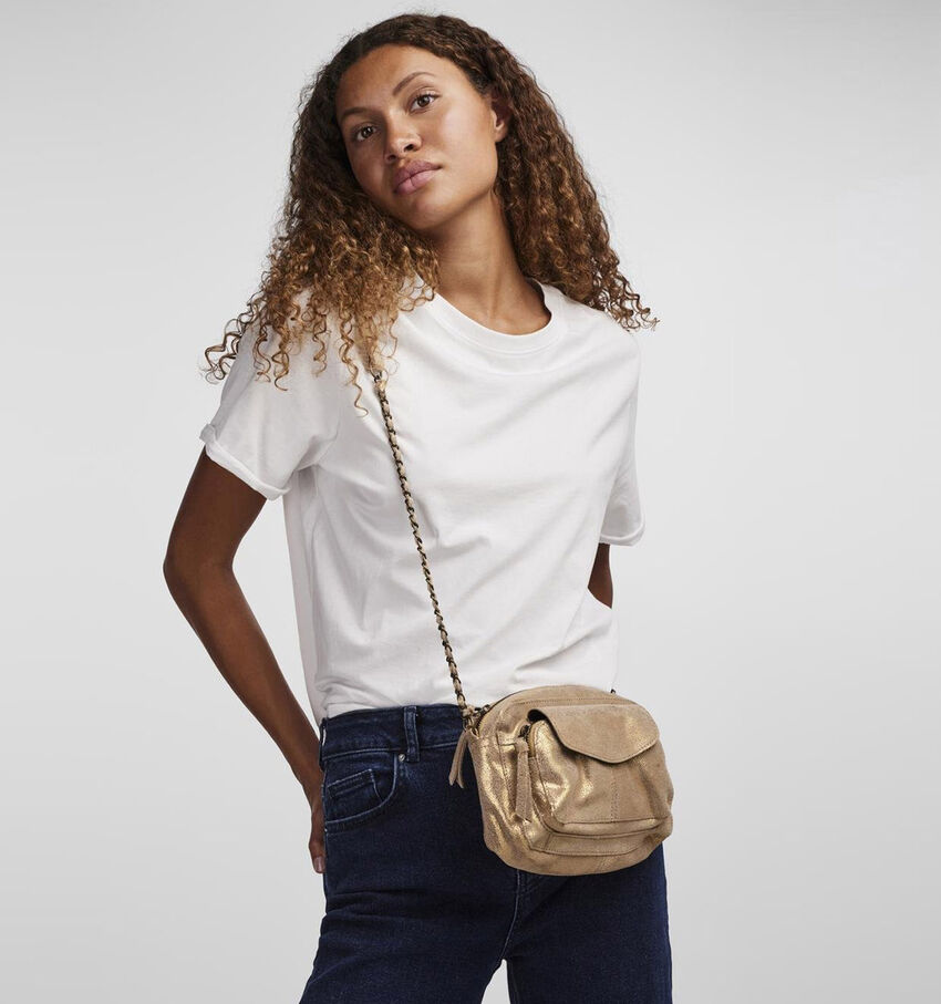 Pieces Naina Gouden Crossbody tas