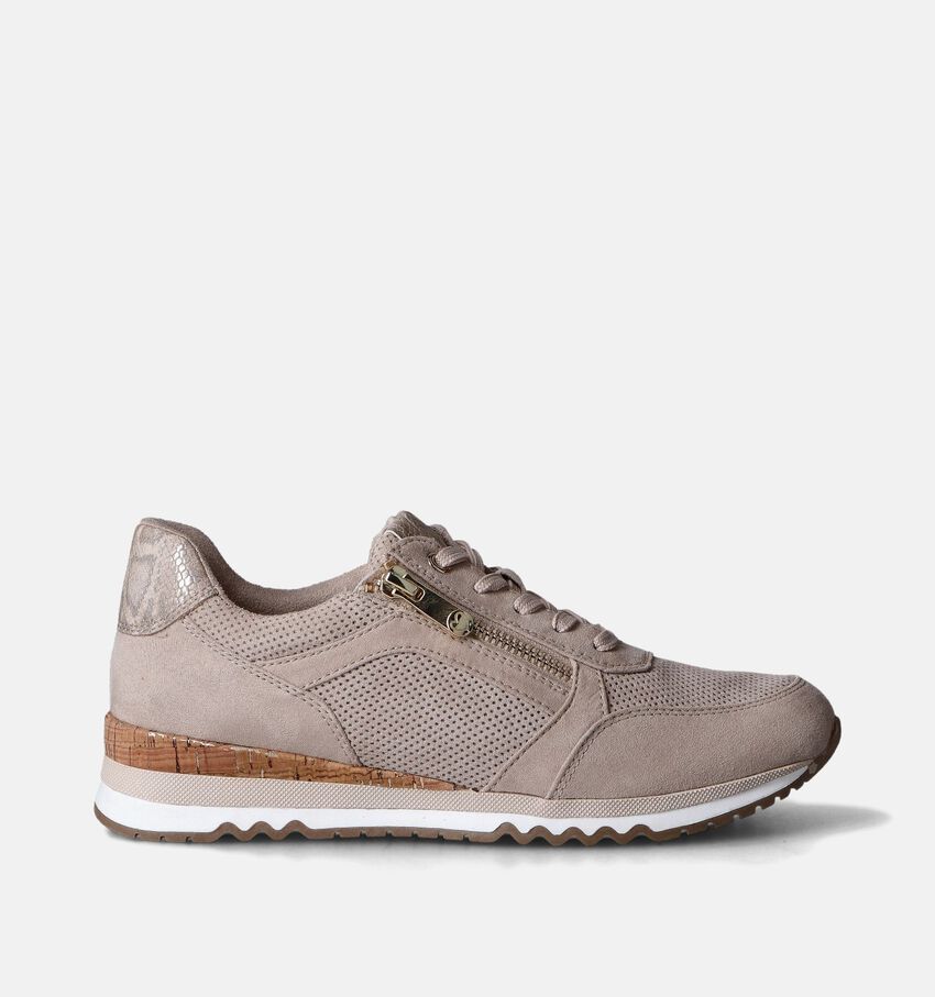Marco Tozzi Beige Veterschoenen
