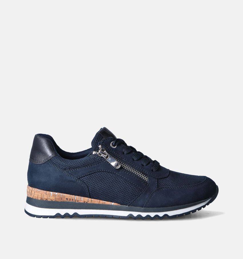 Marco Tozzi Blauwe Veterschoen