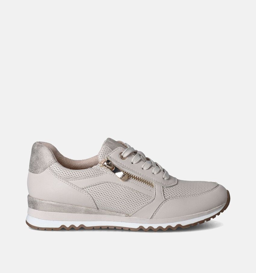 Marco Tozzi Beige Veterschoenen