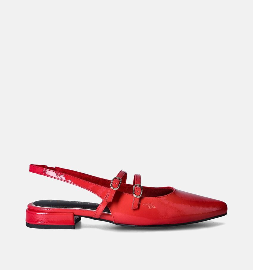 Marco Tozzi Rode Slingback ballerina's