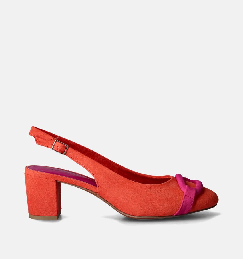 Marco Tozzi Oranje Slingback pumps