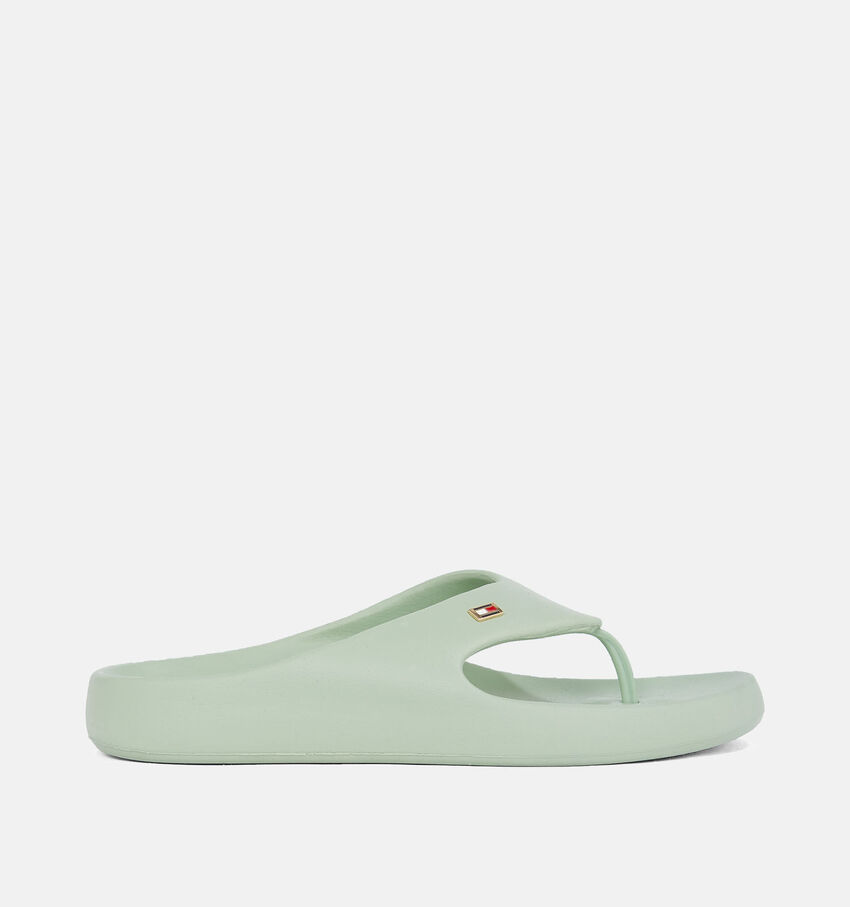 Tommy Hilfiger TH Comfort Beach Groene Teenslippers