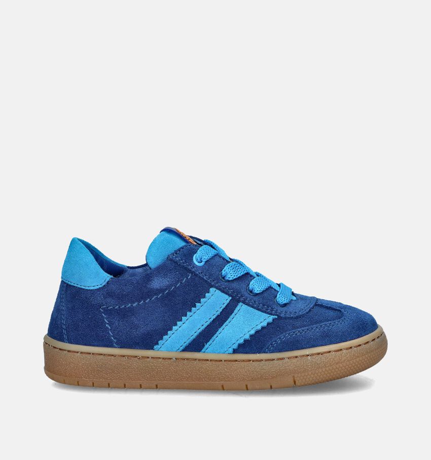 STONES and BONES Lemmi Blauwe Veterschoenen