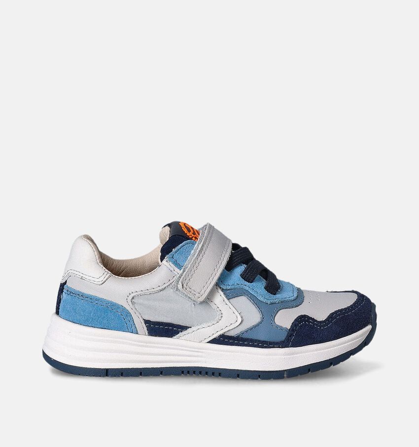 STONES and BONES Skier Blauwe Velcroschoenen