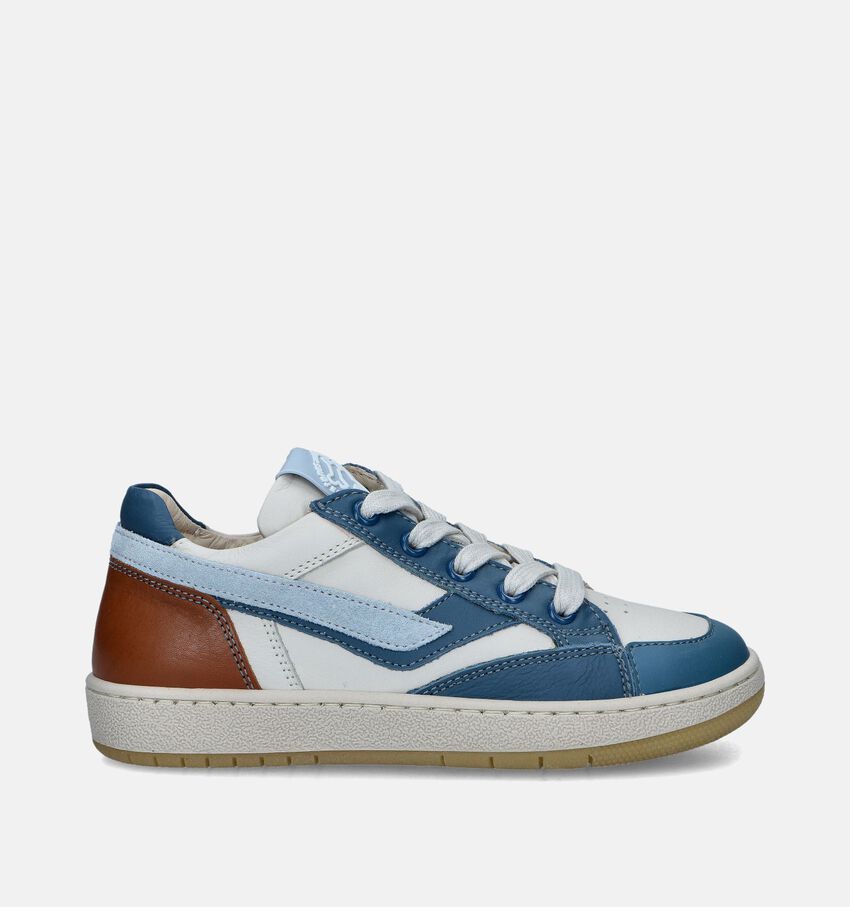 STONES and BONES Logik Blauwe Veterschoenen