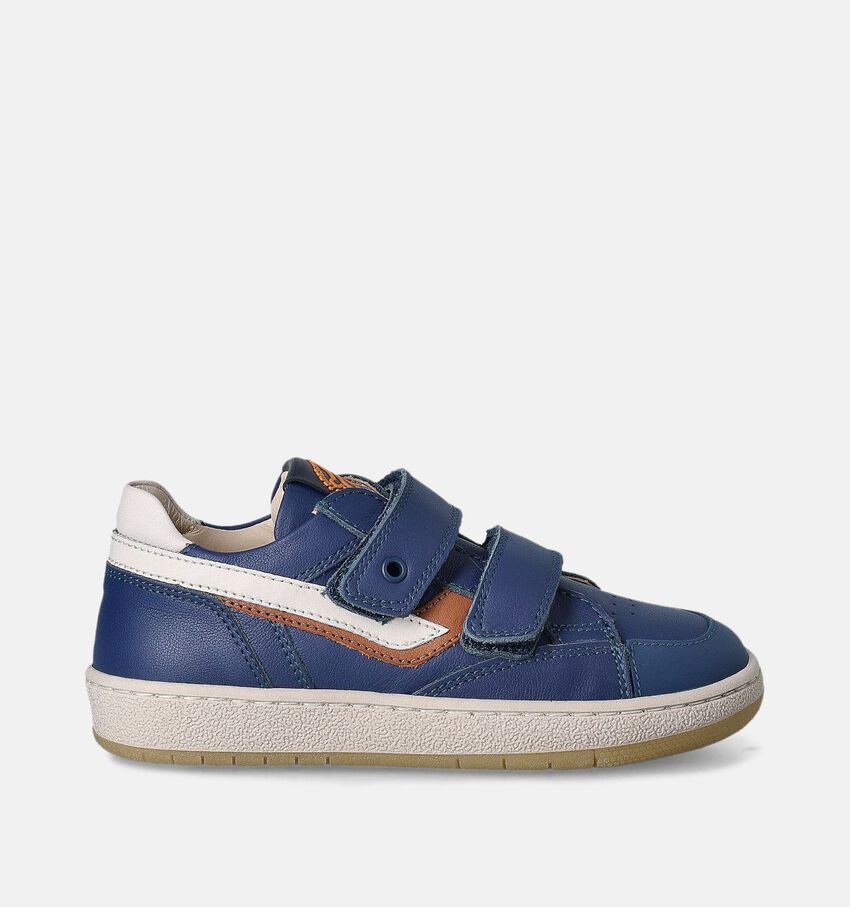 STONES and BONES Loket Blauwe Velcroschoenen