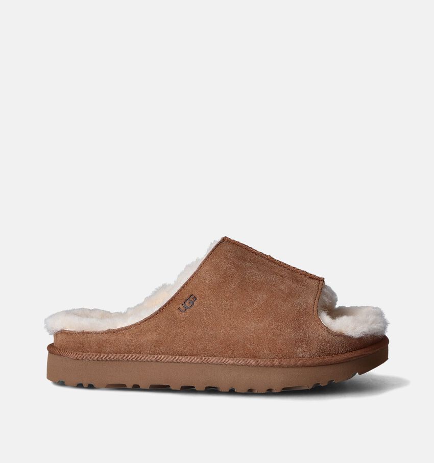 UGG Greenport Slide Cognac Slippers Wol