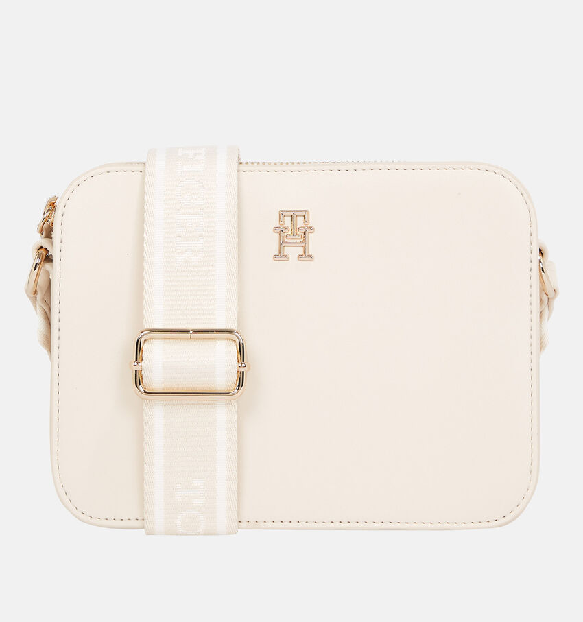 Tommy Hilfiger Logotape Camera Bag Sac porté croisé en Beige