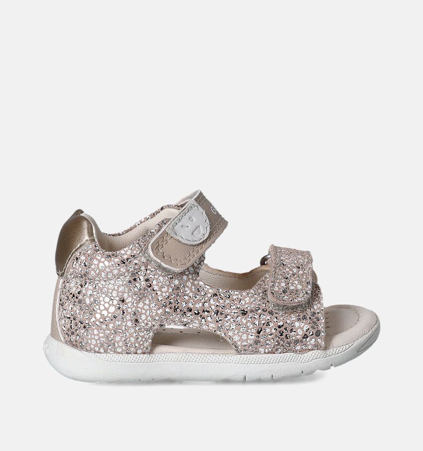 Geox Macchia Beige Babysandalen Glitter