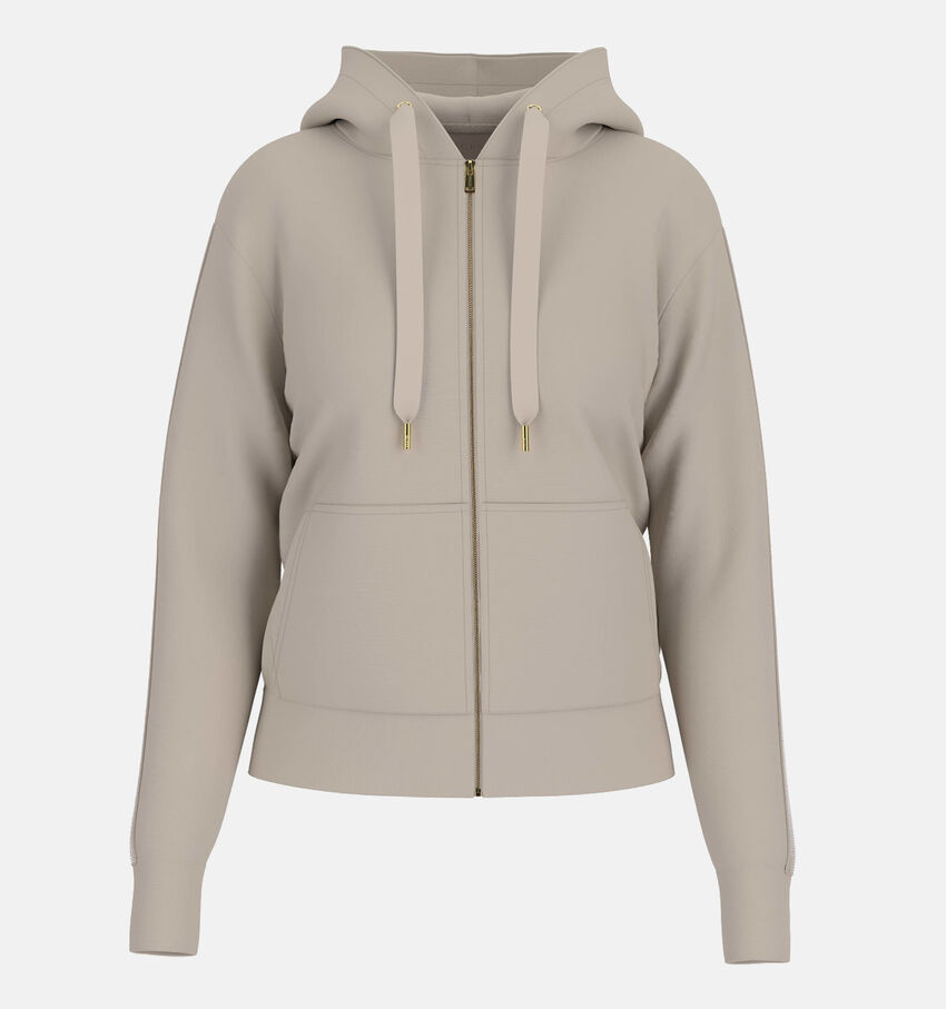 Guess Beige Sweatvest met kap