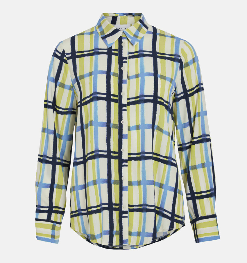 Vila Mucile Chemise à carreaux en Vert