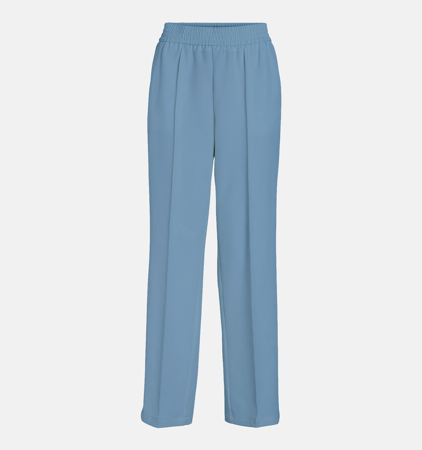 Vila Winnie Blauwe Geklede broek