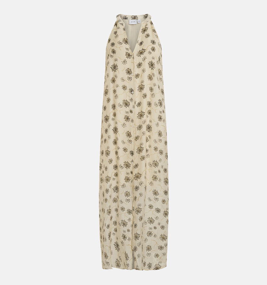 Vila Lyria Beige Maxi Jurk