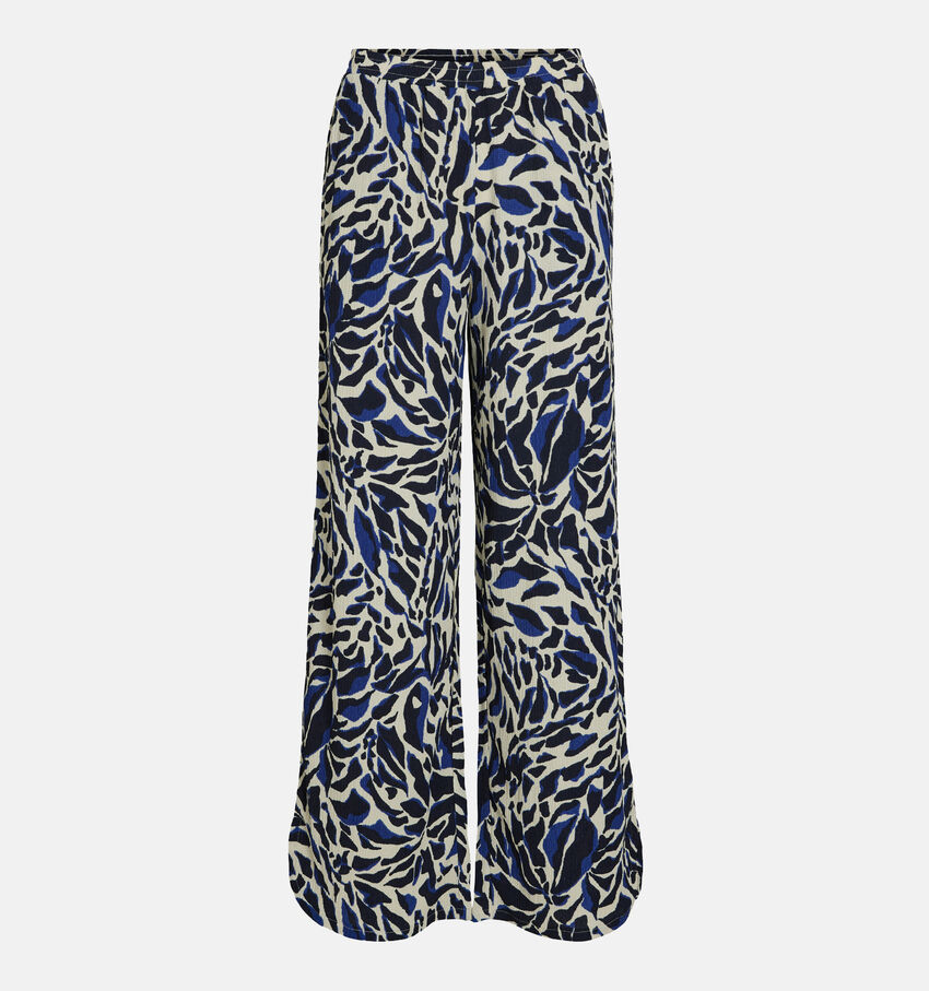 Vila Laya Blauwe Wijde broek