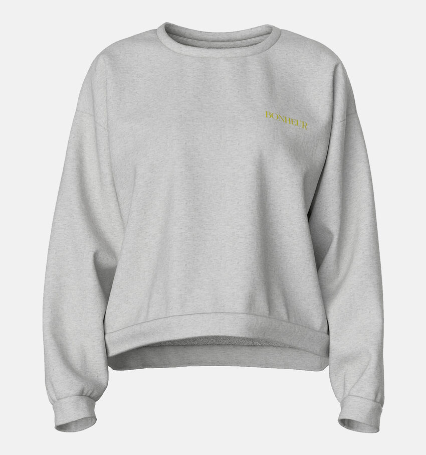 Vila Minna Sweatshirt en Gris
