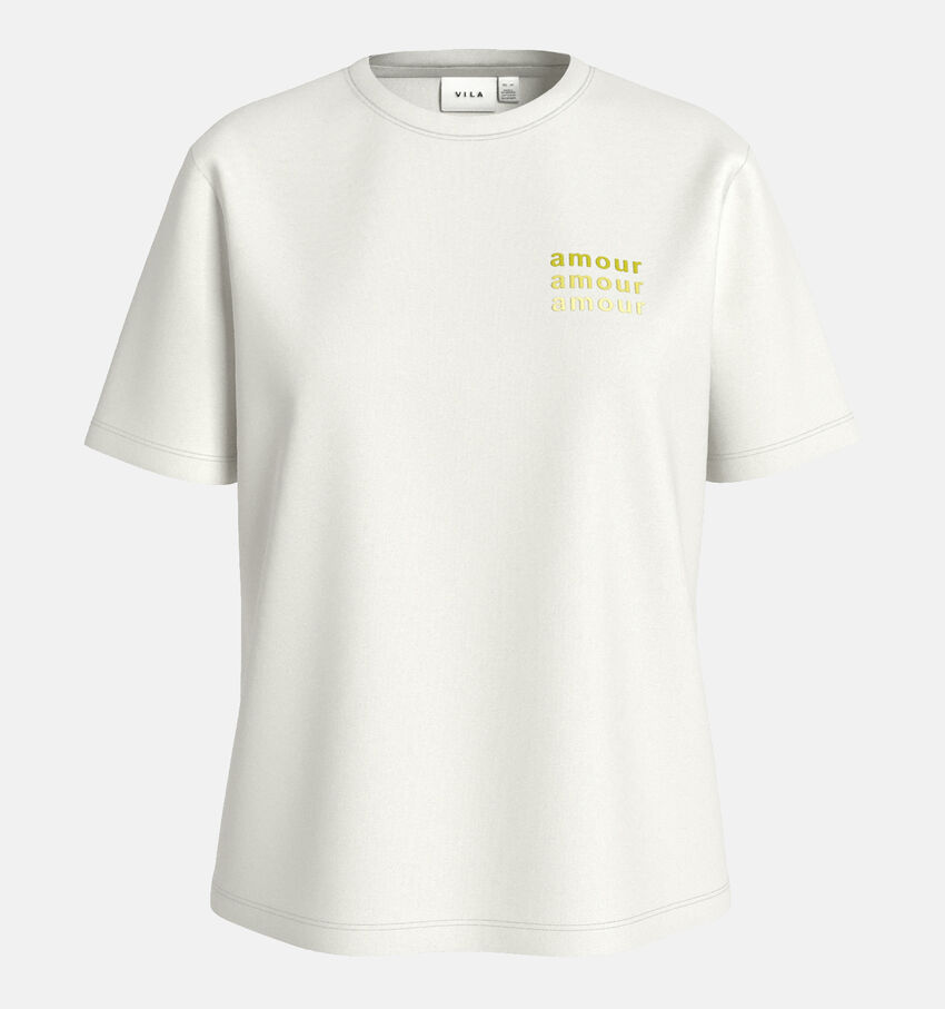 Vila Sybil Witte T-shirt