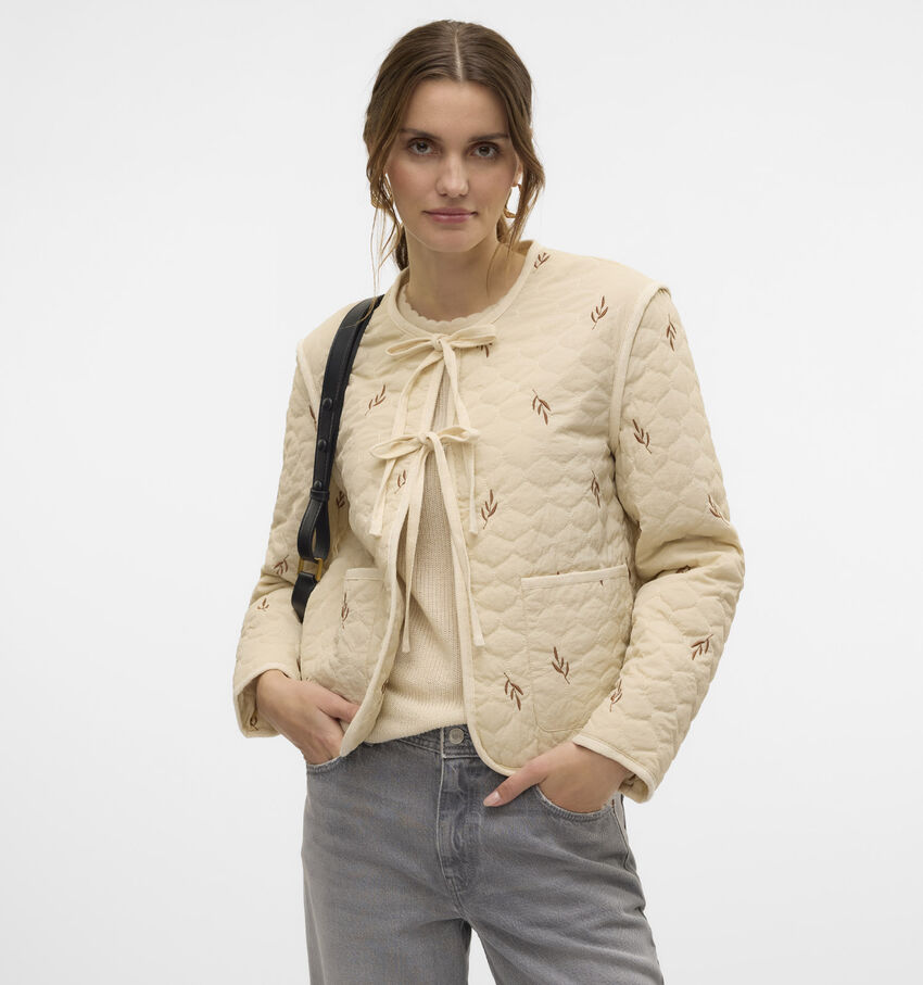 Vero Moda Evelyn Beige Korte Jas
