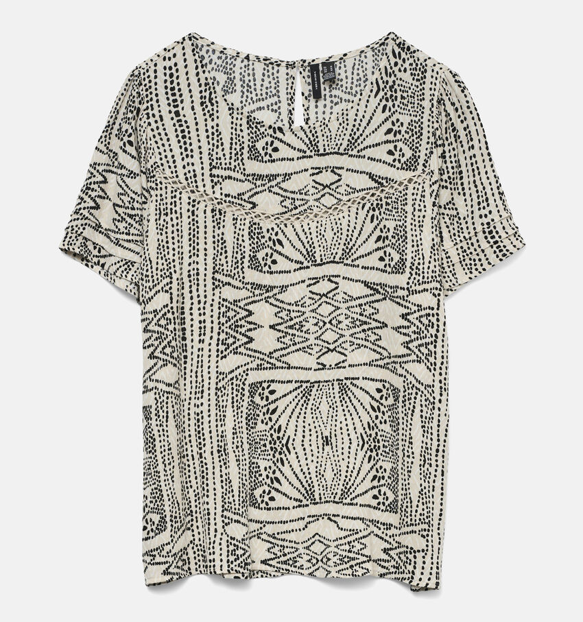 Vero Moda Menny Zwarte Blouse