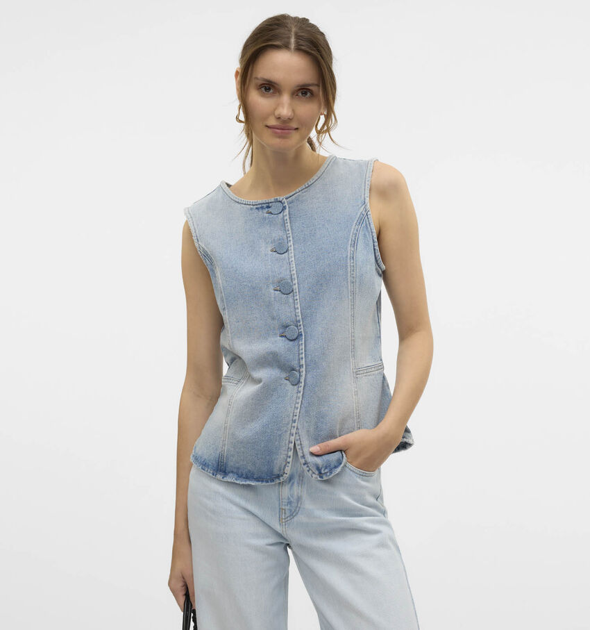 Vero Moda Siola Blauw Kostuumgilet