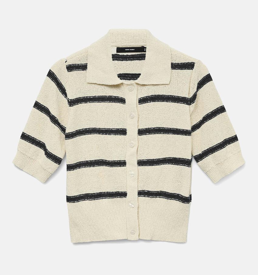 Vero Moda Cherry Beige Trui met knopen
