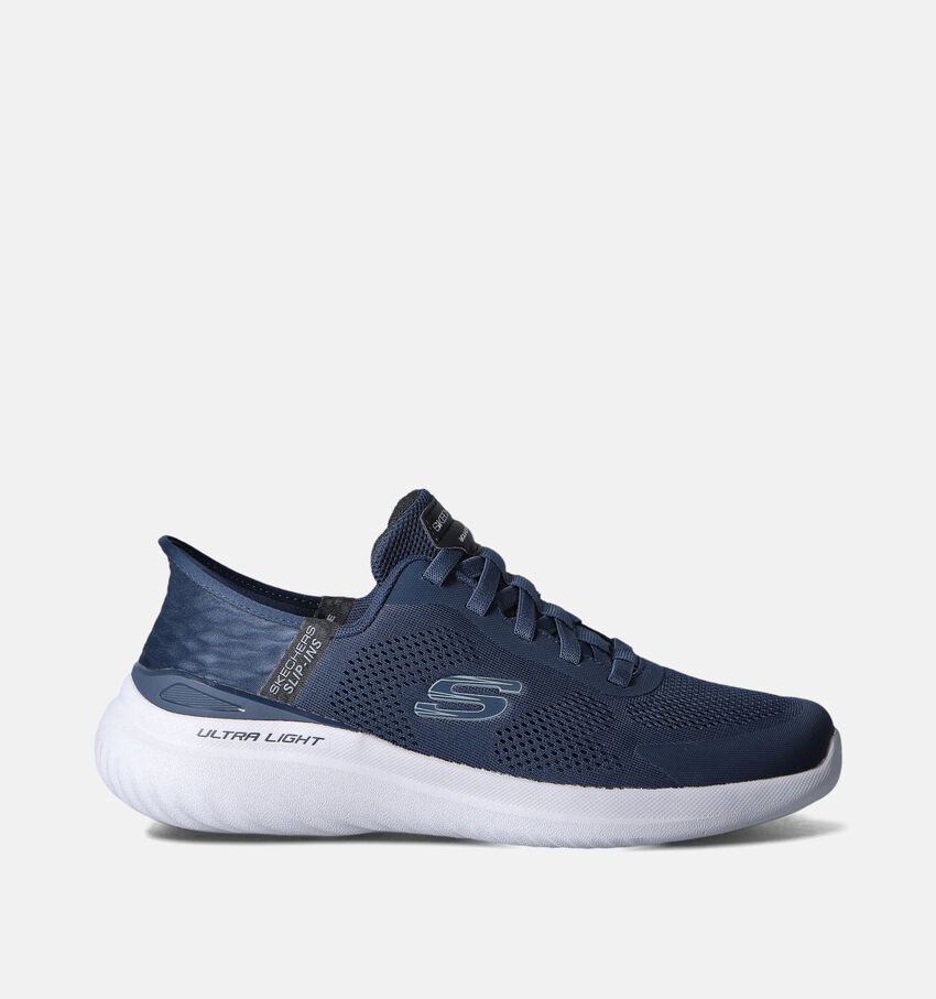 Skechers Bounder 2.0 Emerged Blauwe Slip-ins
