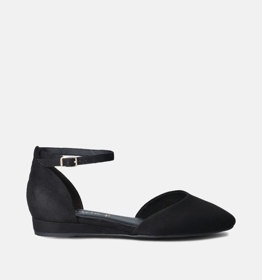 Tamaris Sandales Plates en Noir
