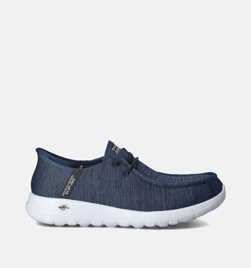 Skechers Go Walk Max Blauwe Slip-ins