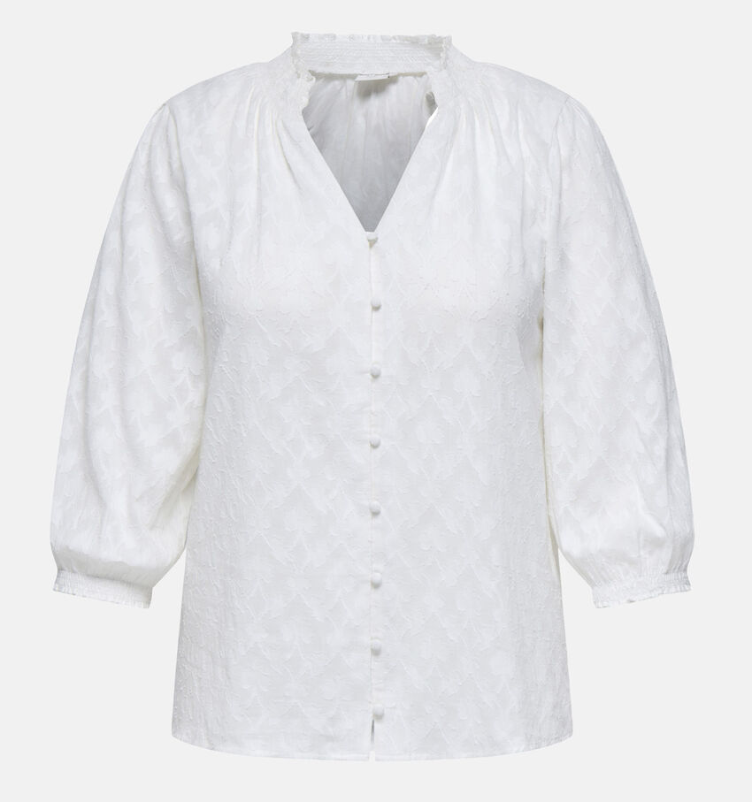 ONLY Carmakoma Kayana Blouse en Blanc