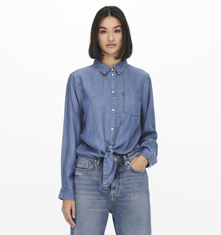 JDY Jasper Blauw Hemd
